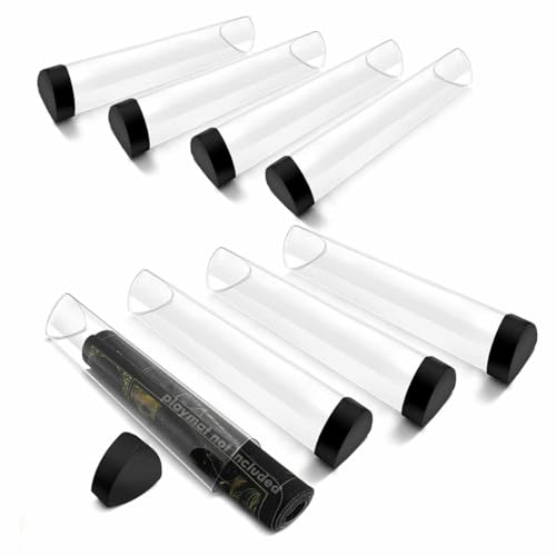 FROGIGO Playmat Tube Prism-Shaped for TCG Playmats - Non-Slip Play Mat Holder with Easy in/Out & Anti-Roll Design, Durable Mat Storage Case (8 Pcs, Black Cap) - color: 8 Pcs