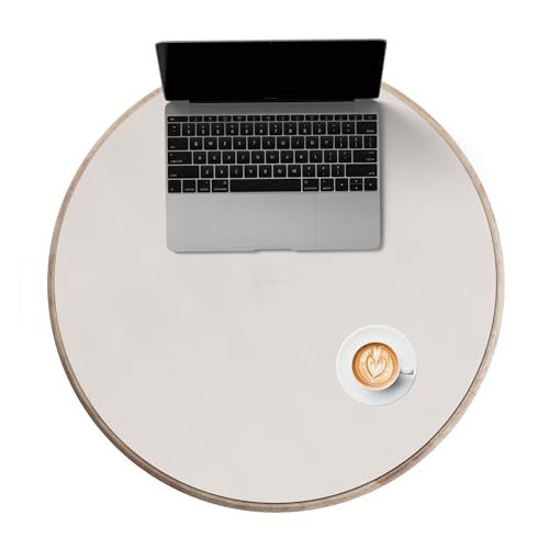 CENNBIE 23.6 Inches Round Table Mat - Cork Table Pad Protector- Suitable as Side Dining Coffee Table Cover (Cream) - color: Cream, size: 23.6" (Round)