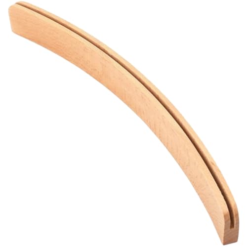 Mobestech Wooden Playing Card Holder Practical Game Cards Organizer Stand for Easy Storage for Poker and Family Games Wooden Base
