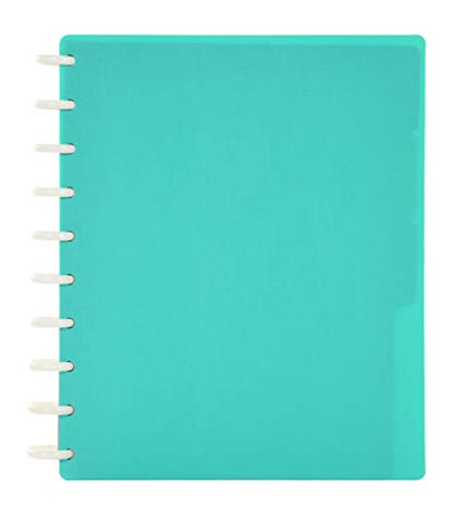 Talia Discbound Notebooks, Planner, Customizable, (Celestial Turquoise, Midsize (7.5in x 9.75in)) - color: Celestial Turquoise, size: Midsize (7.5in x 9.75in)