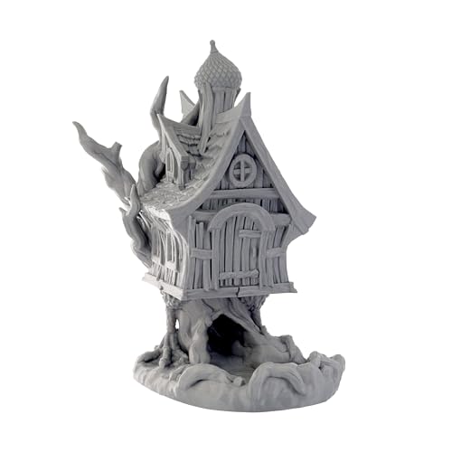 Baba Yaga Dice Tower - Fantasy Gaming Accessory for Board Games, D&D & Tabletop RPGs (Paintable)