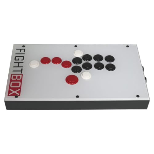 FightBox F10-PS All Button Leverless Arcade Fight Stick Game Controller Compatible With PC/PS3/PS4