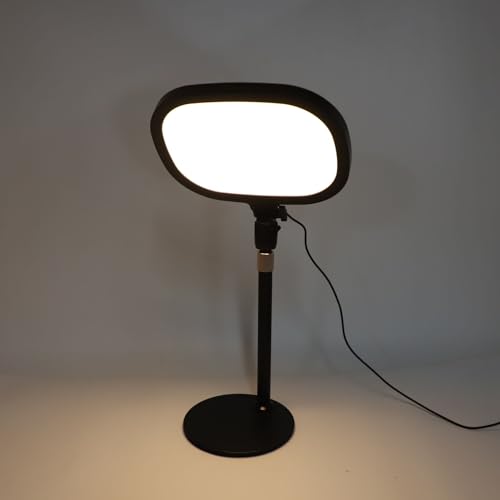 Video Conference Light Desktop Video Conference Lighting Kit with Adjustable Stand and Phone Holder for Zoom, Streaming, Video Recording, Makeup, Webcam Use