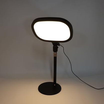 Video Conference Light Desktop Video Conference Lighting Kit with Adjustable Stand and Phone Holder for Zoom, Streaming, Video Recording, Makeup, Webcam Use