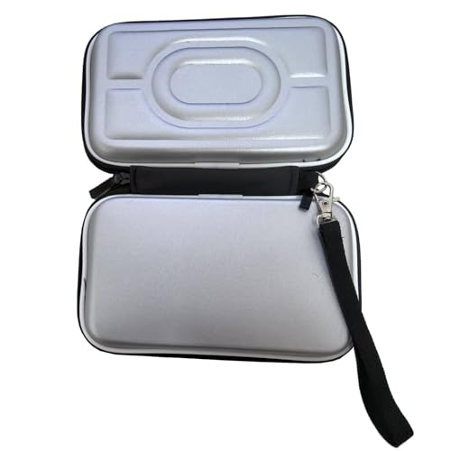 JYGamhanbil Hard Travel Carrying Case Bag Cover Shell for Nintendo GameBoy Color Advance GBA/GBC/GBP/DS Lite/NDSL/NDSi,for Anbernic RG34XX,Silver - color: Silver