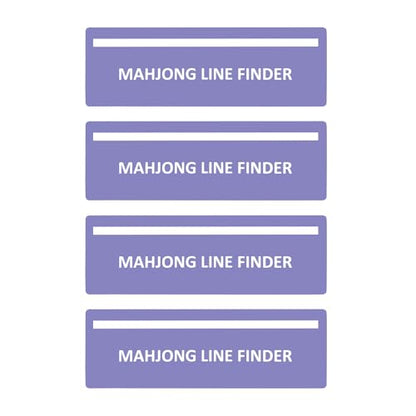 4Pack Mahjong Line Finder, Mahjong Line Reader, Mahjonngg Rules Helper | MahJong Card Guide, Mahjong Accessories and Gifts for Women (Purple) - color: Purple