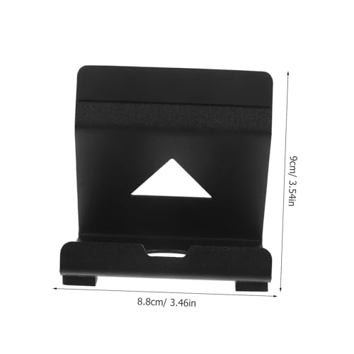 HOMSFOU Handheld Console Stand Lightweight Portable Gaming Console Base Anti-Skid Design for and Switch Sturdy Construction for Enhanced Gaming Experience - color: Black