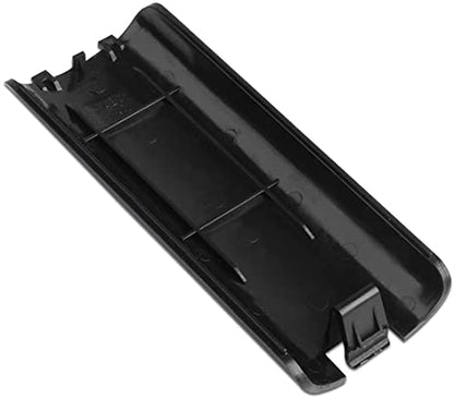 Battery Back Cover Case Door Sell Lid for Wii Remote Controller Replacement (Black) - color: Black