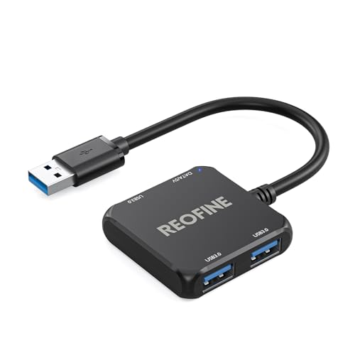 USB 3.0 Hub, 4 Port USB Hub Splitter,Portable USB Adapter Mini Multiport Expander for Desktop, Laptop, Gaming Console, Flash Drive, HDD, Printer, PC, Keyboards - style: 4 Port USB Hub