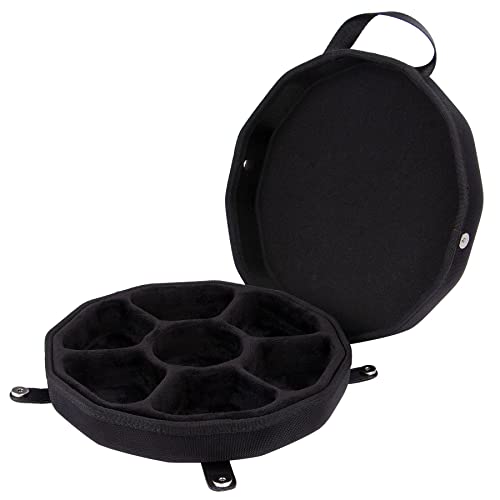 DND Dice Storage Case with Tray,Soft Interior Tray can Protect dice | Soft Interior of the Tray Can Protect Random Rolling Dice, D4 D6 D8 D10 D% D12 D20 Set Case, Perfect Rolling - style: Polygon Case