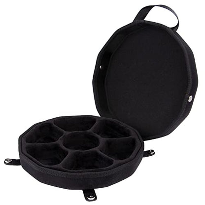 DND Dice Storage Case with Tray,Soft Interior Tray can Protect dice | Soft Interior of the Tray Can Protect Random Rolling Dice, D4 D6 D8 D10 D% D12 D20 Set Case, Perfect Rolling - style: Polygon Case
