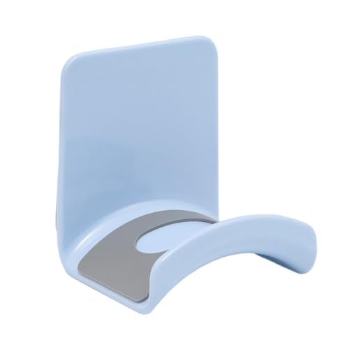 1Pcs Blue ABS Plastic Headphone Stand Hanger, Table Wall Mount Headset Holder Hook, Adhesive Earphones Hangers for Desk Headphone Hanger, Most Headphones and Controller - color: Blue, size: Wall Mount
