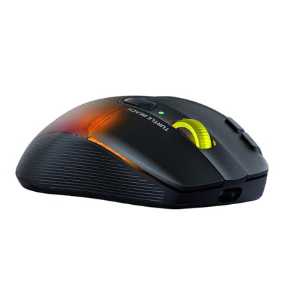 Turtle Beach Kone XP Air Wireless RGB Gaming Mouse for PC | 19K DPI Sensor, Rechargeable 100-Hr Battery, Charging Dock, 29 Programmable Inputs, Ergonomic, Bluetooth, 4D Wheel, Black - color: Black