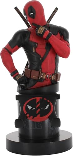 Exquisite Gaming Deadpool 3 Collectible Controller Holder and Phone Stand, Cable Guys Marvel Statue, Officially Licensed Figure
