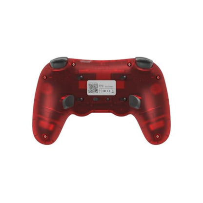 Retro Fighters Defender Pro Wireless Controller for PS1, PS2, PS3, Switch, & PC | 2.4GHz & Bluetooth (Crimson Red) - color: Crimson Red