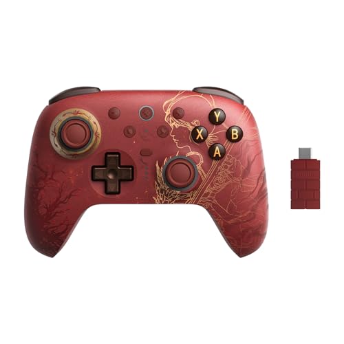 8Bitdo Ultimate 2 Wireless Controller for PC, Apple, Steam&Android, WUCHANG | Officially Licensed by WUCHANG: Fallen Feathers, TMR Joysticks, Hall/Tactile Triggers, 1000Hz, RGB Fire Ring, Charging Dock - color: WUCHANG: Fallen Feathers