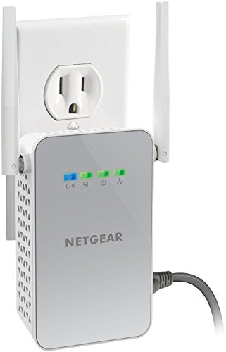 NETGEAR Powerline Adapter + Wireless Access Point Kit, 1000 Mbps Wall-Plug, 1 Gigabit Ethernet Ports (PLW1000-100NAS) - size: 1000 Mbps, style: 1 Gbps Kit - Wireless