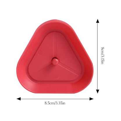 4 Pcs Triangle Shaped Hands Playing Card Game Holder, 4 Colors Hands Free Triangle Shaped Poker Tray for Groups Who Like to Play Cards Hands Card Stand Holder