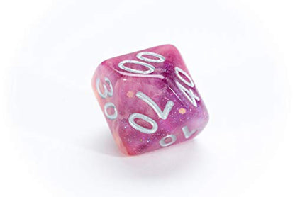 Gate Keeper Games & Dice Gatekeeper Games Aether Dice Rasberry and Cream, Multi - style: Raspberry