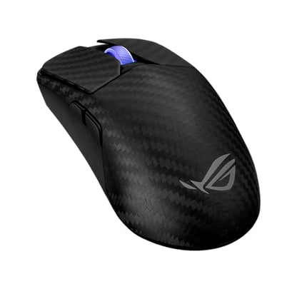 ASUS ROG Harpe Ace Extreme Wireless Esports Gaming Mouse – Carbon Fiber Build, 47g Lightweight, Tri-Mode Connectivity, 42K DPI, up to 70Hr Battery, Glass Skates, Pro-Approved, PC/Mac Support - Black - color: Black, style: Harpe Ace Extreme