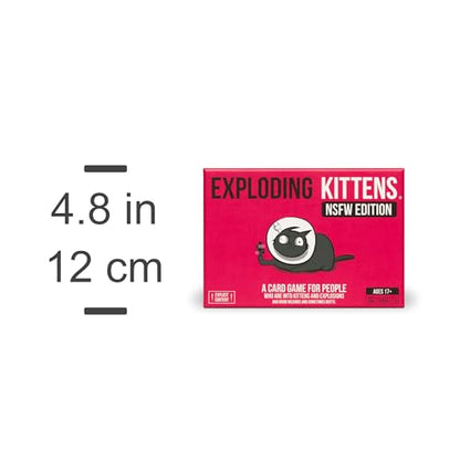Exploding Kittens NSFW Edition, 2-5 Players, Ages 17+, Fast Pace Card Game - style: NSFW Edition