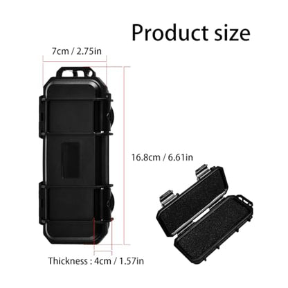 Portable Small Tool Gear Storage Case with Protective Foam Interior Shockproof Gadgets Box for Various