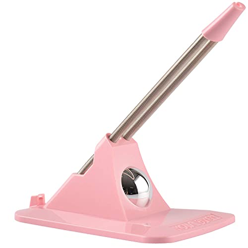 Mouse Bungee Cable Cord Management Clip Gaming Flexible Fixer Holder - Gaming Drag-Free Wired Mouse Support (Pink) (Renewed)