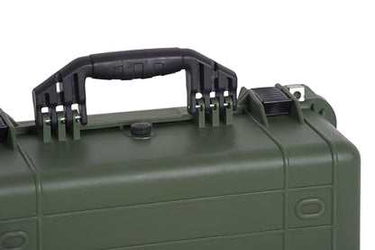 MEIJIA All Weather IP67 Waterproof Hard Camera Case,Hard Protective Case,Hard Case with Customizable Foam,Fit Use of Drones,Camera,Equipments,Pistols(Green,20.62 x16.85x8.11inches) - color: Green, size: 20.62 x16.85x8.11inches