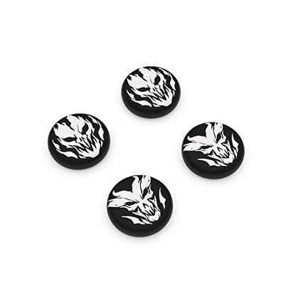 PlayVital Halloween Thumb Grip Caps for Nintendo Switch 2 Pro, Switch Pro Controller, Joystick Caps Cover for ps5, Edge, ps4, Xbox Series X/S, Xbox One, Elite Series 2 Controller - Fire Demons - color: Fire Demons