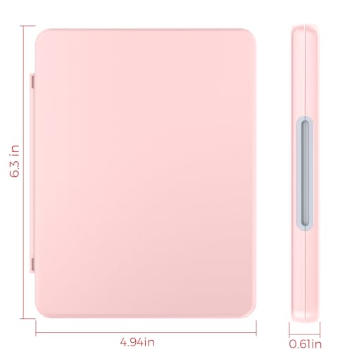 HEIYING 3DS Card Case with 24 Precise Slots for DS 2DS 3DS Game Cards | Portable Game Cards Case, Hard ABS Shell with Soft Silicone Lining, Precise Card Slots,Magnetic Closure for Easy Access - color: Pink