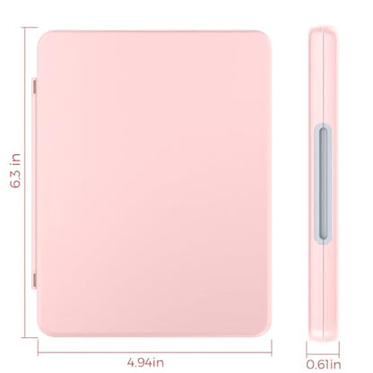 HEIYING 3DS Card Case with 24 Precise Slots for DS 2DS 3DS Game Cards | Portable Game Cards Case, Hard ABS Shell with Soft Silicone Lining, Precise Card Slots,Magnetic Closure for Easy Access - color: Pink