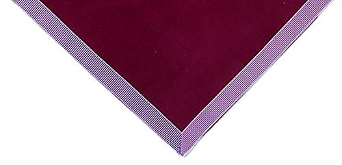 54" Round Card Table Cover - Soft Game Table Cover for Scratch Protection & Noise Reduction- Non-Slip Tablecloth for Cards, Tiles, & Drinks- Perfect for Bridge, Mahjong, Poker, Canasta & Game Nights - color: Burgundy, size: 54" (Round)