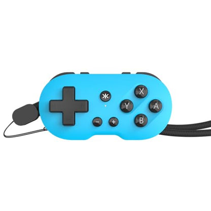 CRKD ATOM - Collectible Keychain Controller for Nintendo Switch, PC, Mac, Mobile and Smart TV (Sky Blue) - color: Sky Blue