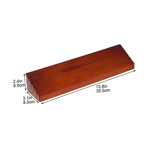 1pc Wood Game Card Organizer Rack Slots Portable Storage for Compact Design Easy to Clean for Game Enthusiasts