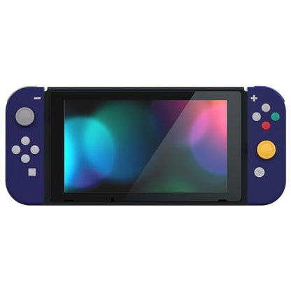 eXtremeRate DIY Replacement Shell Buttons for Nintendo Switch, Back Plate for Switch Console, Housing with Full Set Buttons for Joycon Handheld Controller - Classic SwitchCube Style - color: Classic SwitchCube Style