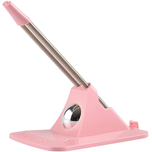 Mouse Bungee Cable Cord Management Clip Gaming Flexible Fixer Holder - Gaming Drag-Free Wired Mouse Support (Pink) (Renewed)