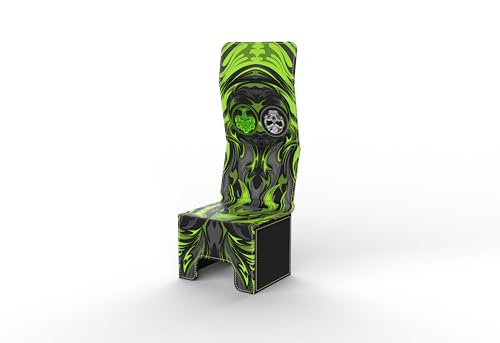 Vault- TCG/MTG 100+ Card Color Combo Deck Box (Black/Green) - color: Black/Green