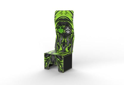 Vault- TCG/MTG 100+ Card Color Combo Deck Box (Black/Green) - color: Black/Green