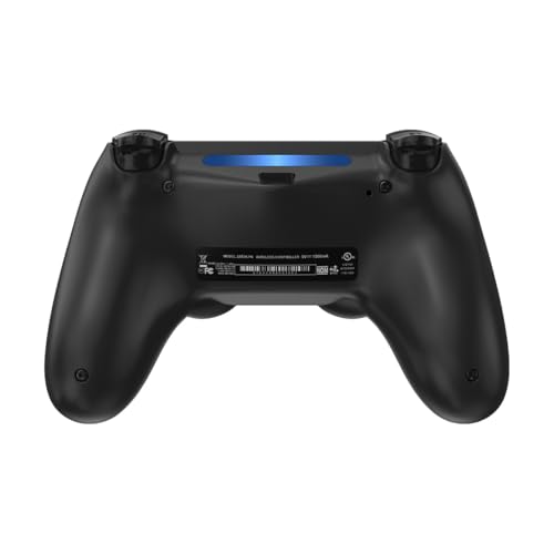 TIANHOO Wireless Controller Compatible with PS4/Pro/Slim | with Vibration Feedback, Motion Sensing, Touchpad, Light Bar, Share, 3.5mm Headphone Jack (Black) - color: Black