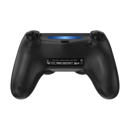 TIANHOO Wireless Controller Compatible with PS4/Pro/Slim | with Vibration Feedback, Motion Sensing, Touchpad, Light Bar, Share, 3.5mm Headphone Jack (Black) - color: Black
