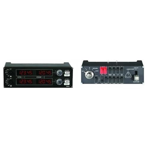 Logitech G USB Pro Flight Radio and Switch Panel Bundle
