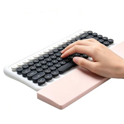 70% Keyboard Wrist Rest, Pink Gel Wrist Rest for Keyboard, Cute Ergonomic Wrist Rest for Keyboard 70% - color: Pink