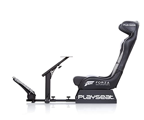 Playseat Evolution Pro Sim Racing Cockpit | Comfortable Racing Simulator Cockpit | Adjustable | Compatible with All Steering Wheels & Pedals on the Market | Supports PC & Console | Forza Motorsport