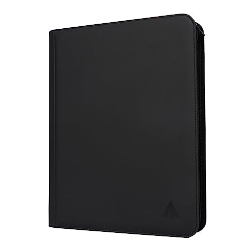 Top loader Binder, Holds 432 Top Loaders, 9 Pockets Top Loader Binder with Sleeves for Cards in 3'' x 4'' Top loaders - color: Black