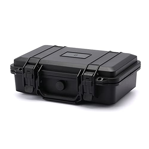 CASOMAN 11.5-Inch Water-Proof & Explosion-Proof Box, with Cush- Proof Sponge, IP67 Water Proof Grade, Customizable Foam - size: 11.5" X 8.3" X 3.9"