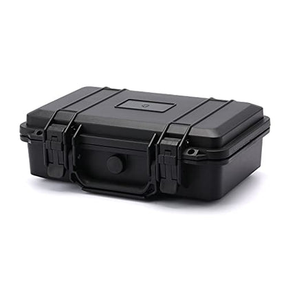 CASOMAN 11.5-Inch Water-Proof & Explosion-Proof Box, with Cush- Proof Sponge, IP67 Water Proof Grade, Customizable Foam - size: 11.5" X 8.3" X 3.9"