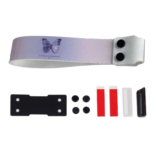 Mechanical Keyboard Ribbon Carrying Strap Heavy-Duty Polyester Wrist Wrap Lanyard for 60 Percent Compact Gaming Keyboards 1-Pair - color: Butterfly