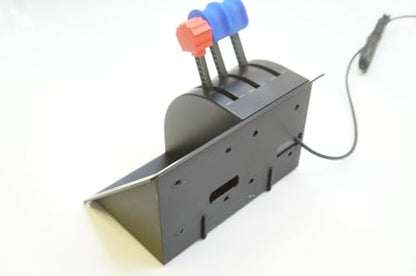 Dual Flush Mount Adapter for Saitek/Logitech Flight Sim Throttle Quadrant Cradle