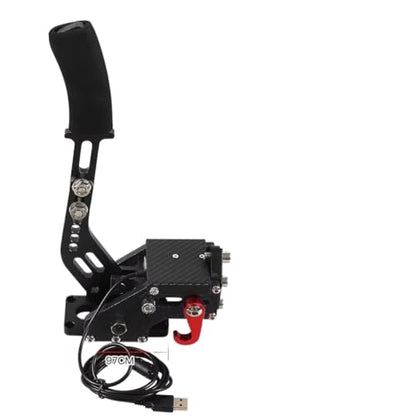 USB Handbrake System HB 1009 Compatible With G25 G27 G29 T300 T500 PC Racing Games Fanatec Rally Red Black Blue(P and AccessoryN) - color: P and AccessoryN