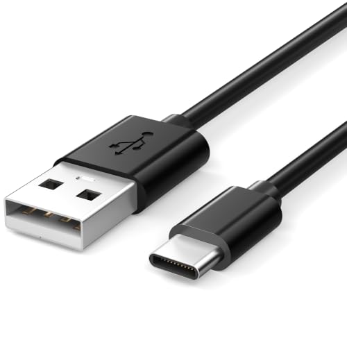 Superer 5 ft USB C Charging Cable Fit for PS5 Controller, PlayStation 5 DualSense, Xbox Series X/S Controllers, Xbox Elite Series 2 (Model 1914 1797), Fast Charger & Data Sync Replacement Cord - color: Black, size: 5 ft (1 Pack), style: Standard PVC Cable